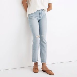 Madewell The High-Rise Slim Crop Boyjean Size 24